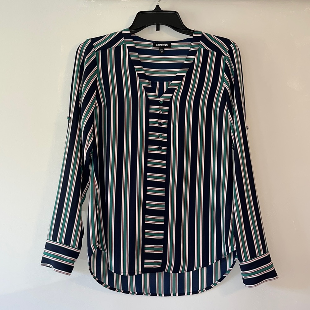 Express striped blouse